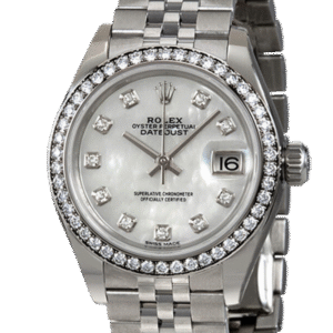 Rolex Datejust m279384rbr-0011 28MM Mother of Pearl Dial Silver-tone Case