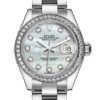 Rolex Datejust m279384rbr-0012 28MM Mother of Pearl Dial Silver-tone Case