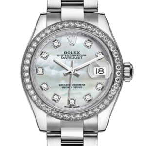 Rolex Datejust m279384rbr-0012 28MM Mother of Pearl Dial Silver-tone Case