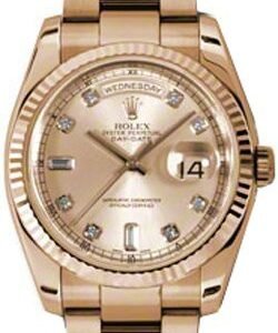Rolex Day-Date 36 Gold Watch 118235