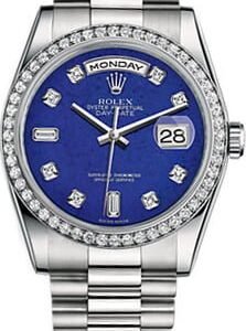 Rolex Day-Date 36 Platinum Watch 118346