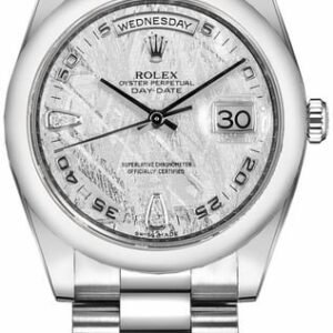 Rolex Day-Date 36 Solid 18K White Gold Men’s Watch 118209