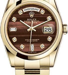 Rolex Day-Date 36 Solid Gold Watch 118208