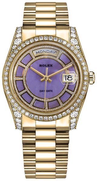 Rolex Day-Date 36 Swiss Automatic Gold Watch 118388