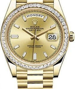 Rolex Day-Date 40 Solid Gold Men’s Watch 228398TBR