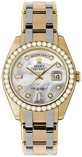 Rolex Day-Date Mother of Pearl Diamond Men’s Watch 18948