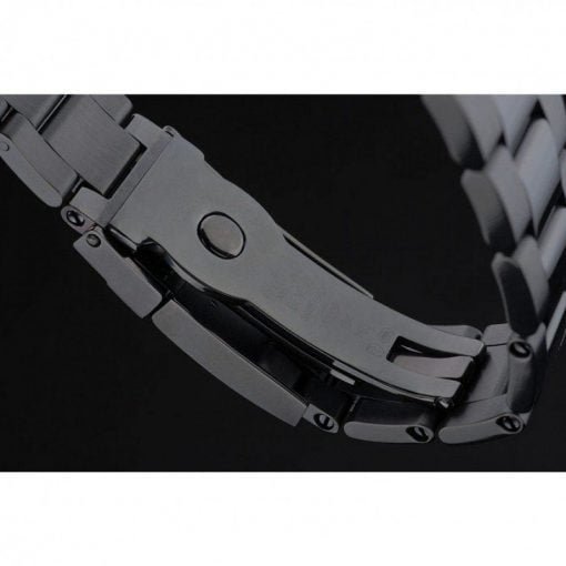 Rolex Daytona Black Ion Plated Tachymeter Black Stainless Steel Strap Green Dial 80246 - Image 6