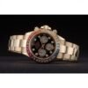 Rolex Daytona Cosmograph Rainbow Crystals Bezel Rose Gold Strap Black Dial 80251