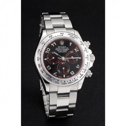 Rolex Daytona Stainless Steel Bracelet Black Dial 80296 - Image 2
