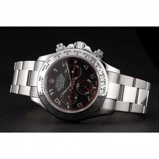 Rolex Daytona Stainless Steel Bracelet Black Dial 80296 - Image 4
