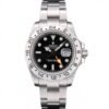 Rolex Explorer Stainless Steel Bezel Black Dial Watch