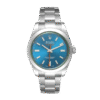 Rolex Milgauss m116400gv-0002 40MM Blue Dial Silver-tone Case
