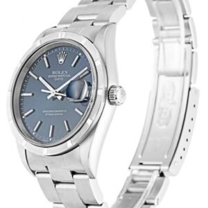 Rolex Oyster Perpetual Date 34mm Blue 15210