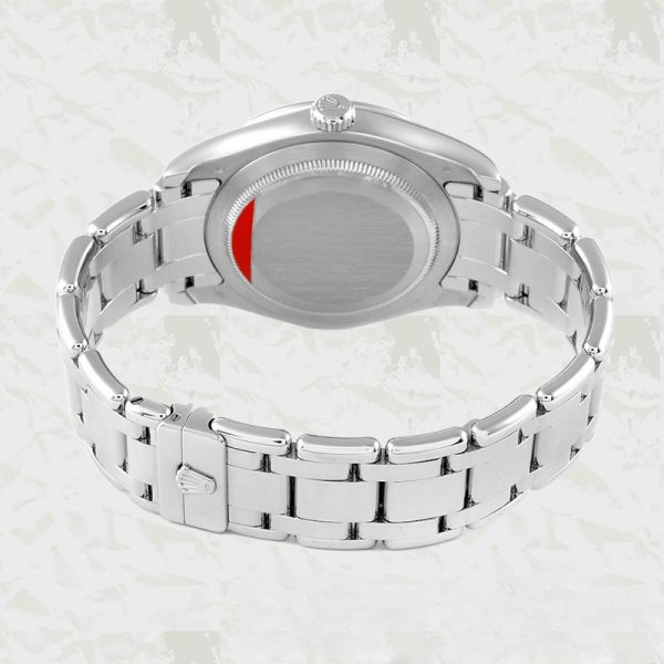 Rolex Pearlmaster 18946 36mm Unisex Bracelet Watch – solid case back and lug architecture