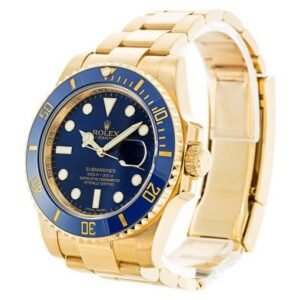 Rolex Submariner 40mm Blue Dial Gold 116618LB