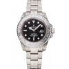 Rolex Submariner Skull Black Dial White Case 1454093