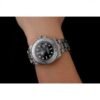 Rolex Submariner Skull Black Dial White Case 1454093