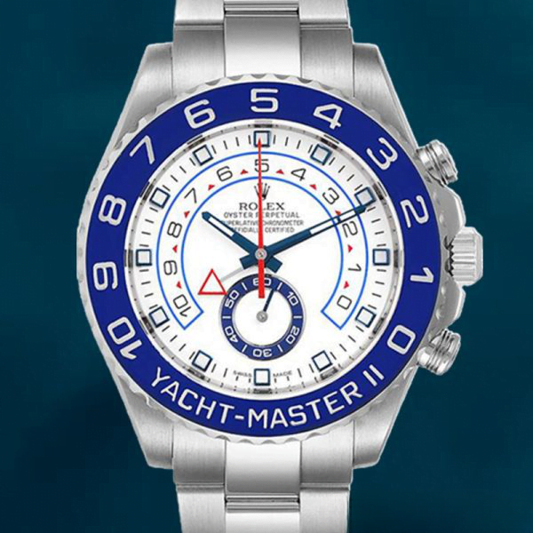 Rolex Yacht-master Ii Men’s 116680-78210 44mm Stainless Steel Silver-tone